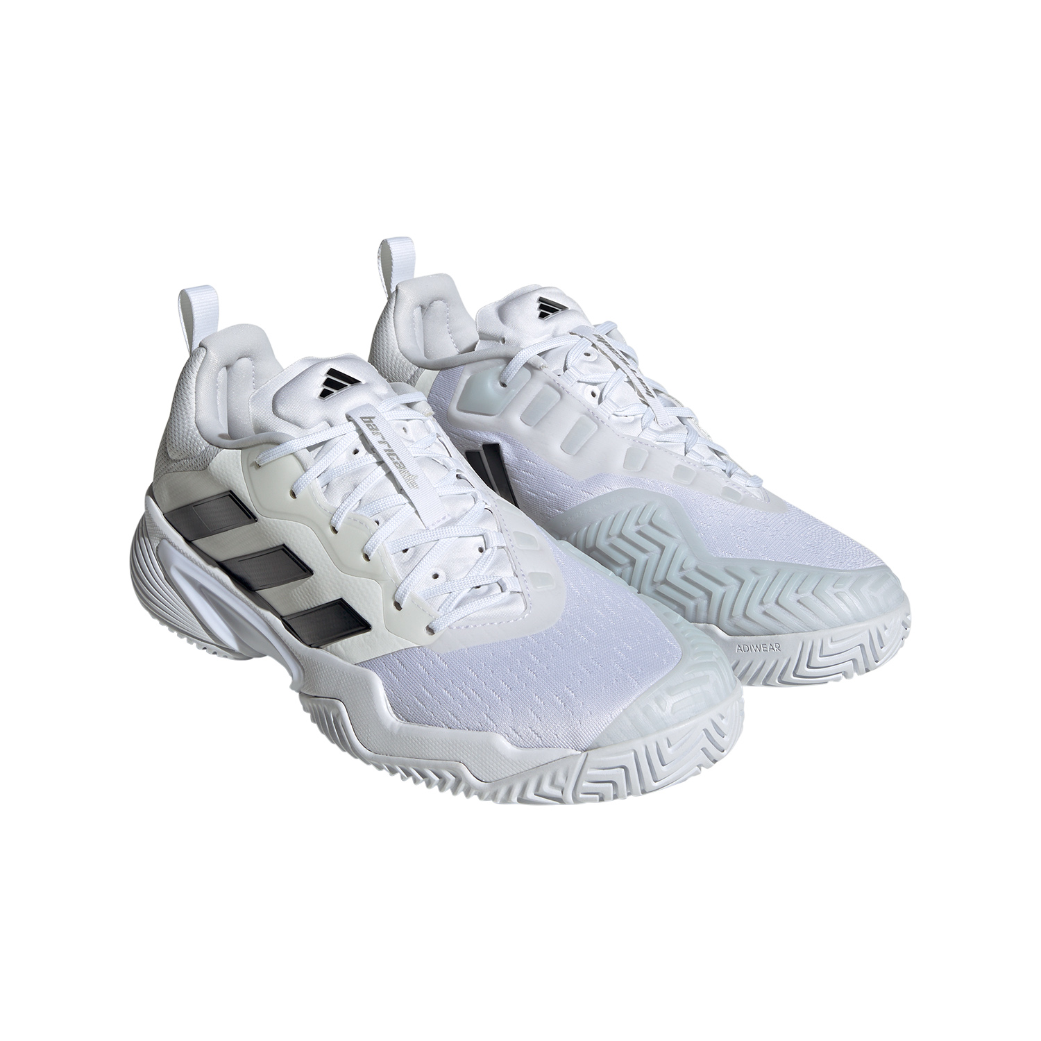 adidas Barricade Men's Tennis Shoes - Cloud White/Core Black