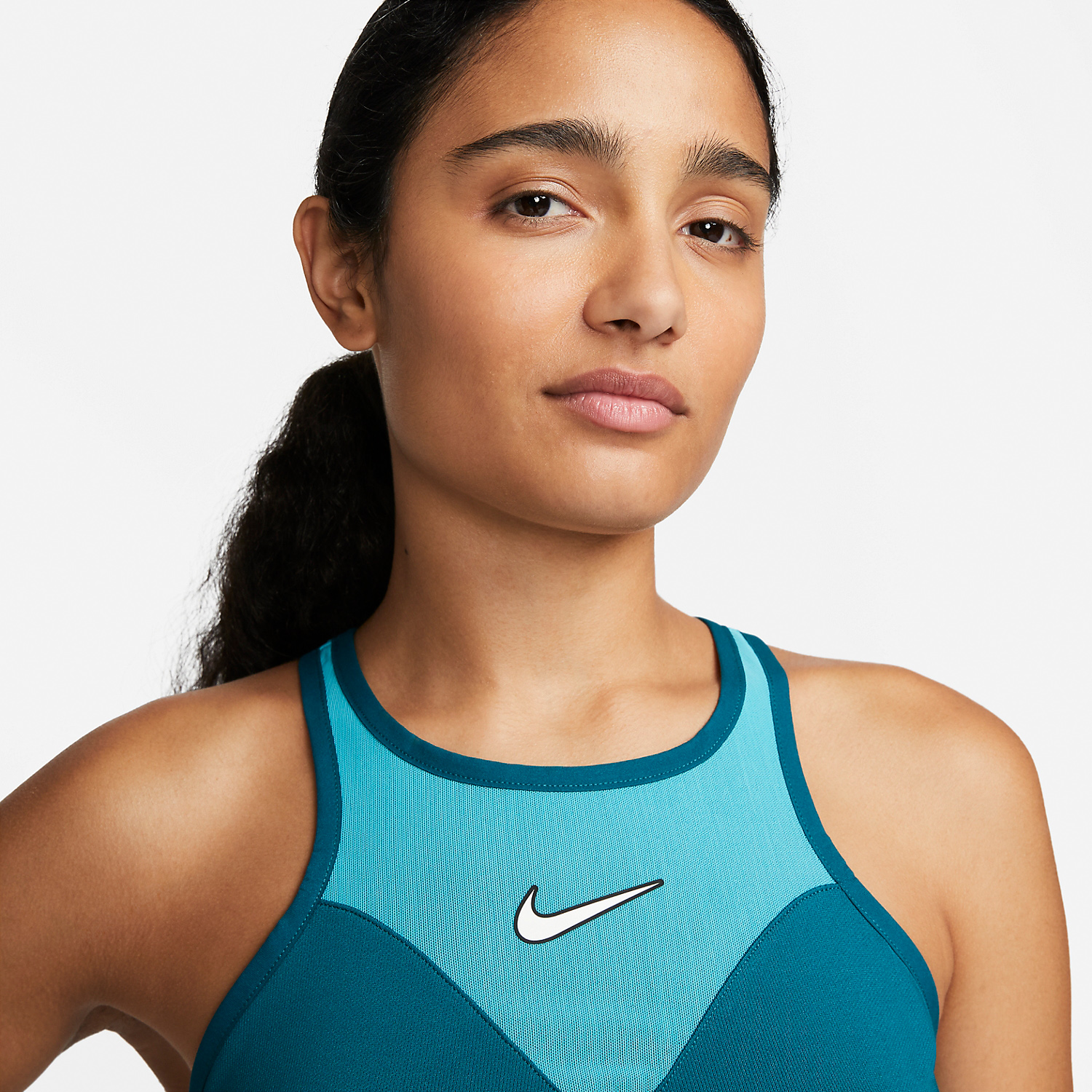 Nike Court Dri FIT Slam Women s Tennis Top Geode Teal