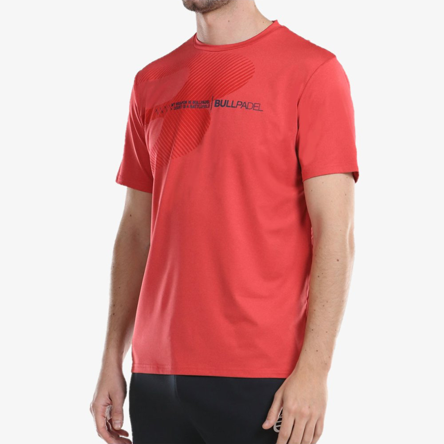 Bullpadel Aires Camiseta - Cereza Vigore