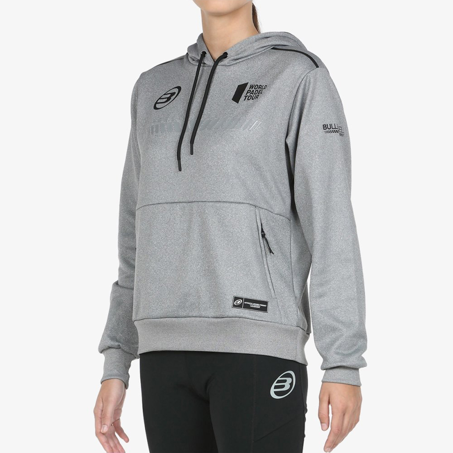 Bullpadel Leste Hoodie - Gris Medio Vigore