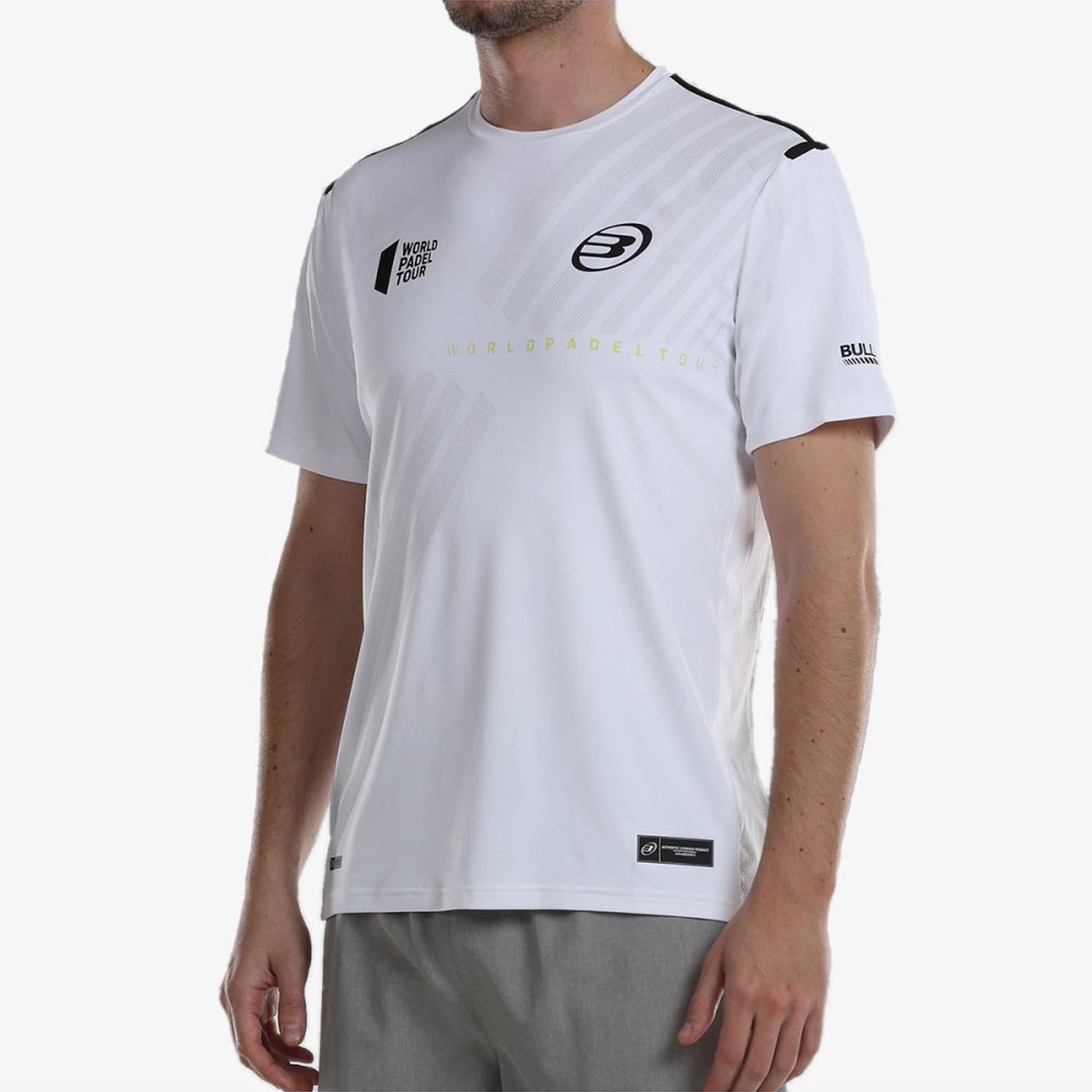Bullpadel Logro Men's Padel T-Shirt Blanco
