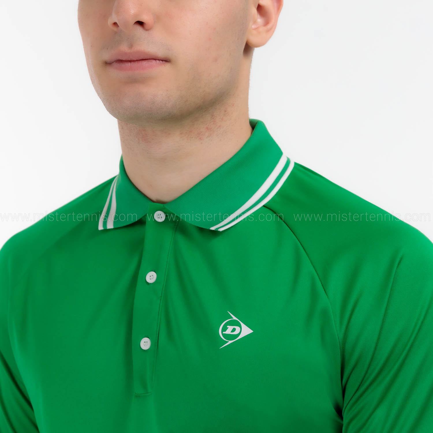 Dunlop Club Polo - Green/White