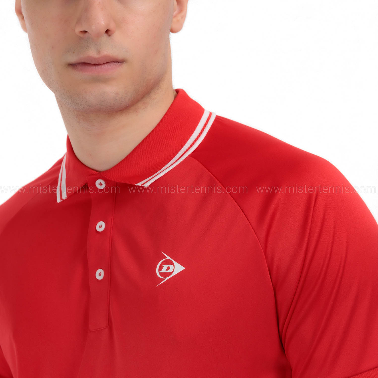 Dunlop Club Polo - Red/White