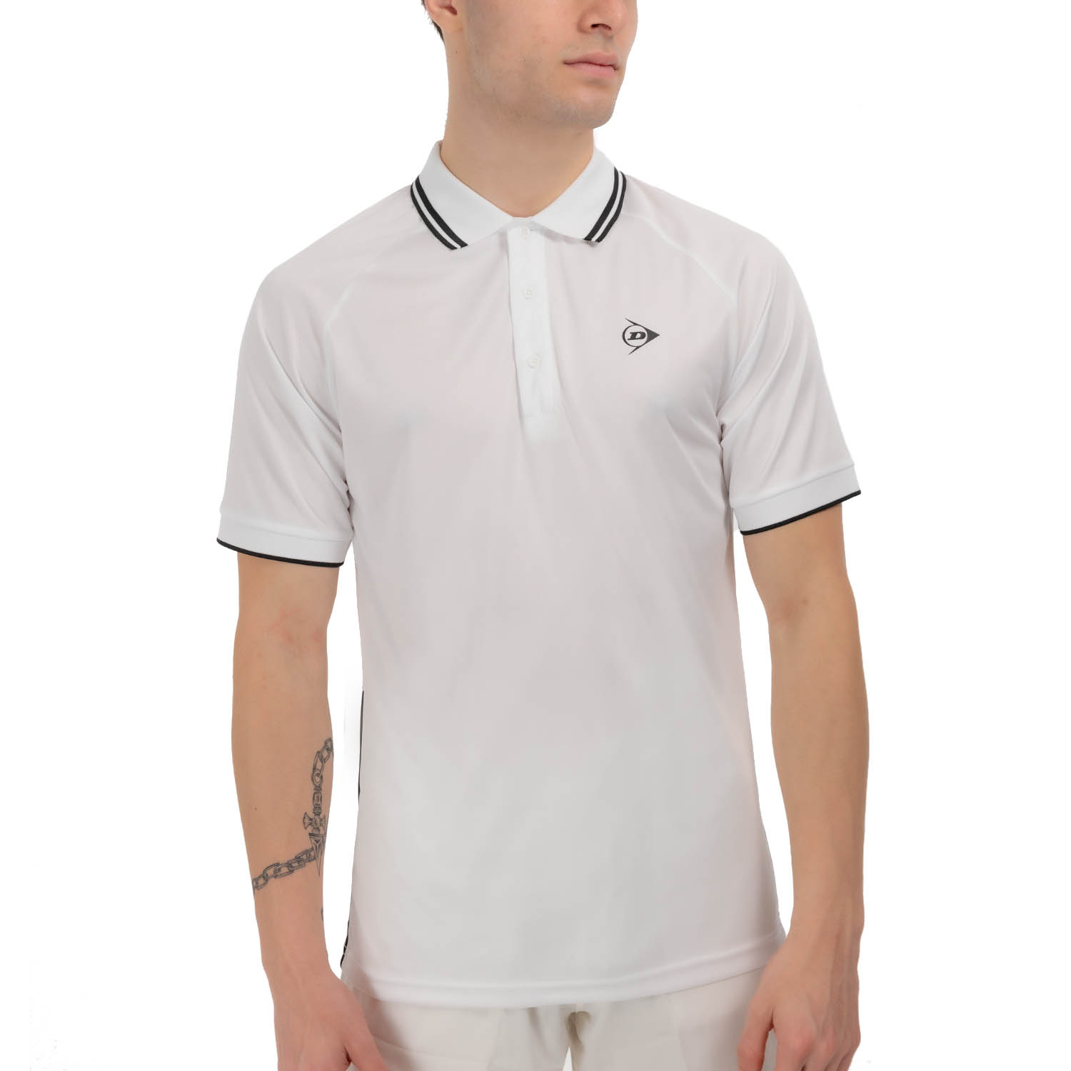 Dunlop Club Polo - White/Black