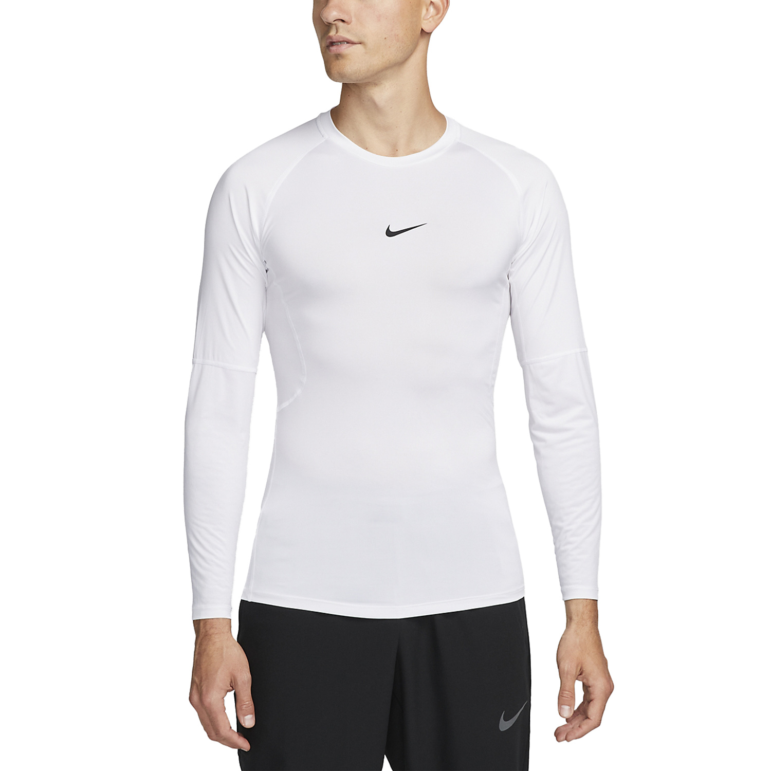 Nike Dri-FIT Pro Men's Tennis Shirt - White/Black