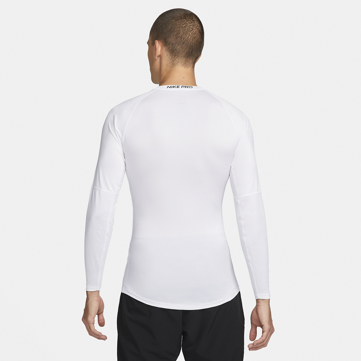 Nike Dri-FIT Pro Men's Tennis Shirt - White/Black