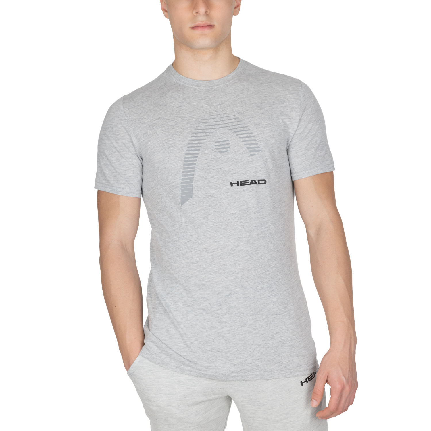 Head Club Carl T-Shirt - Grey Melange