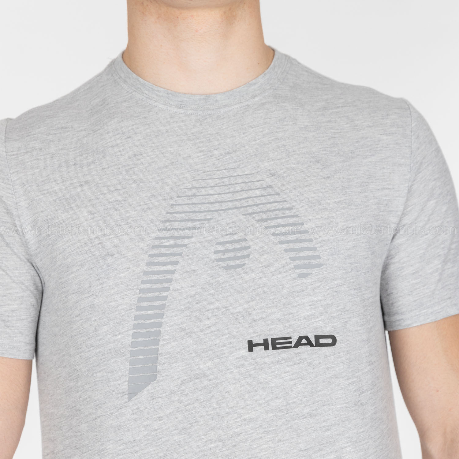 Head Club Carl T-Shirt - Grey Melange