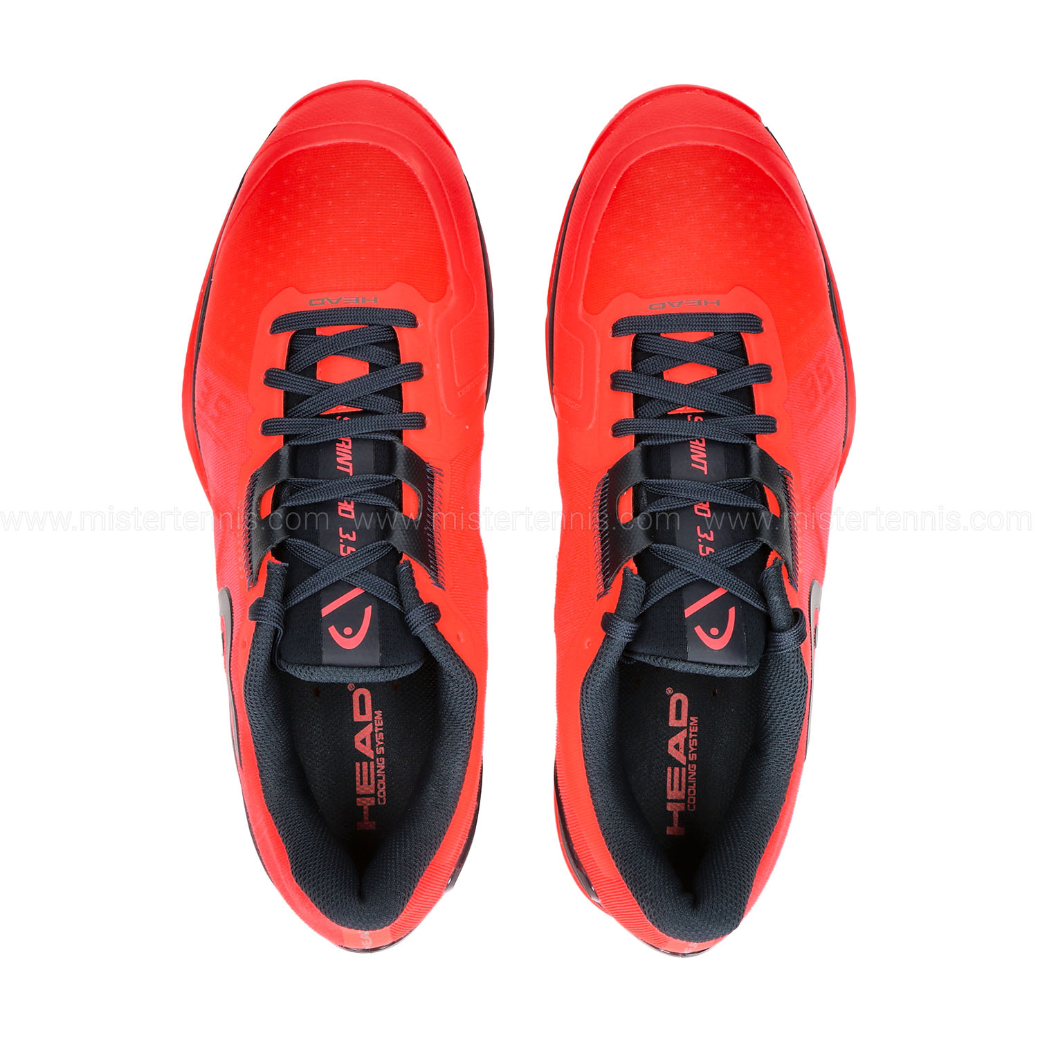 Head Sprint Pro 3.5 Clay - Fiery Coral/Blueberry
