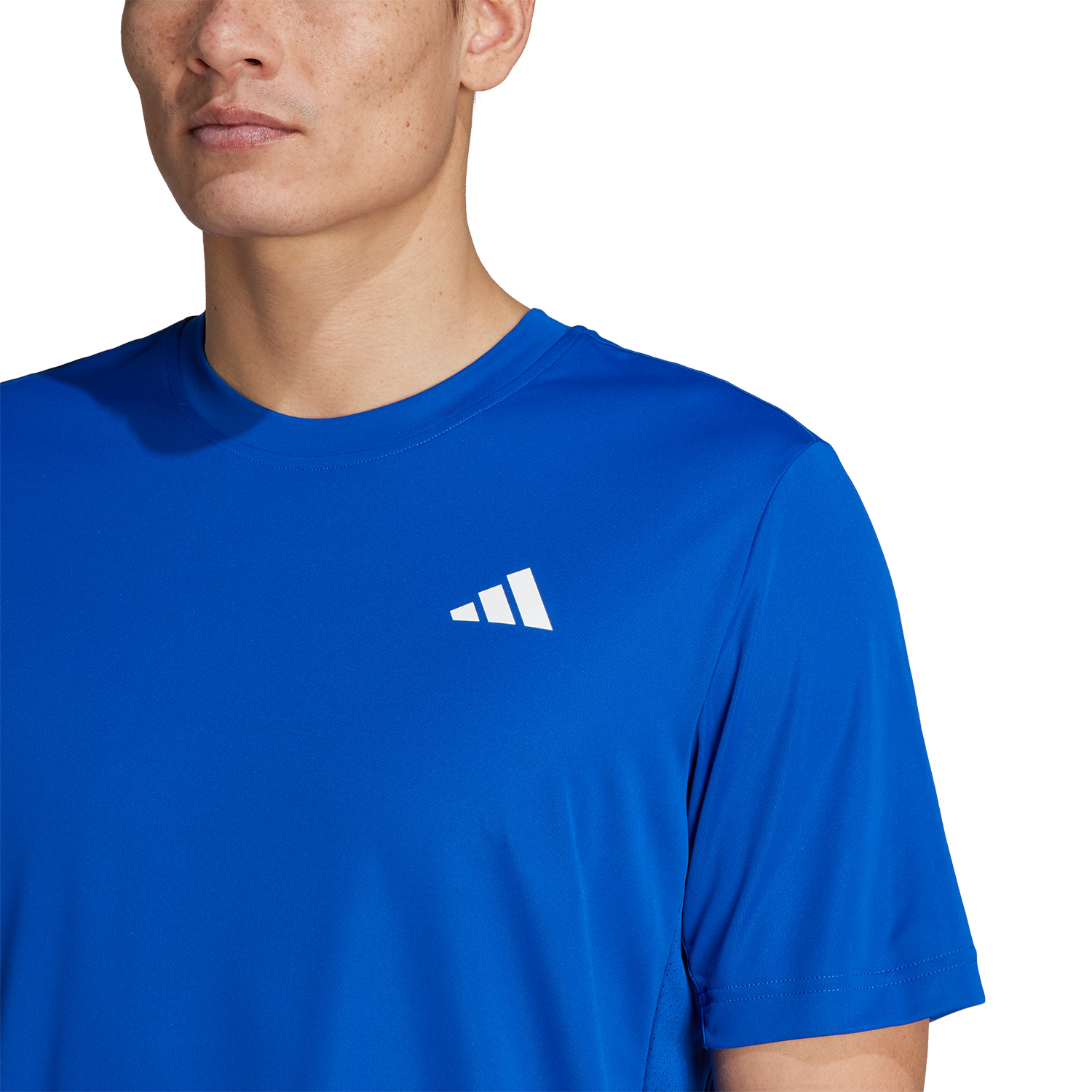 adidas Club 3 Stripes T-Shirt - Collegiate Royal