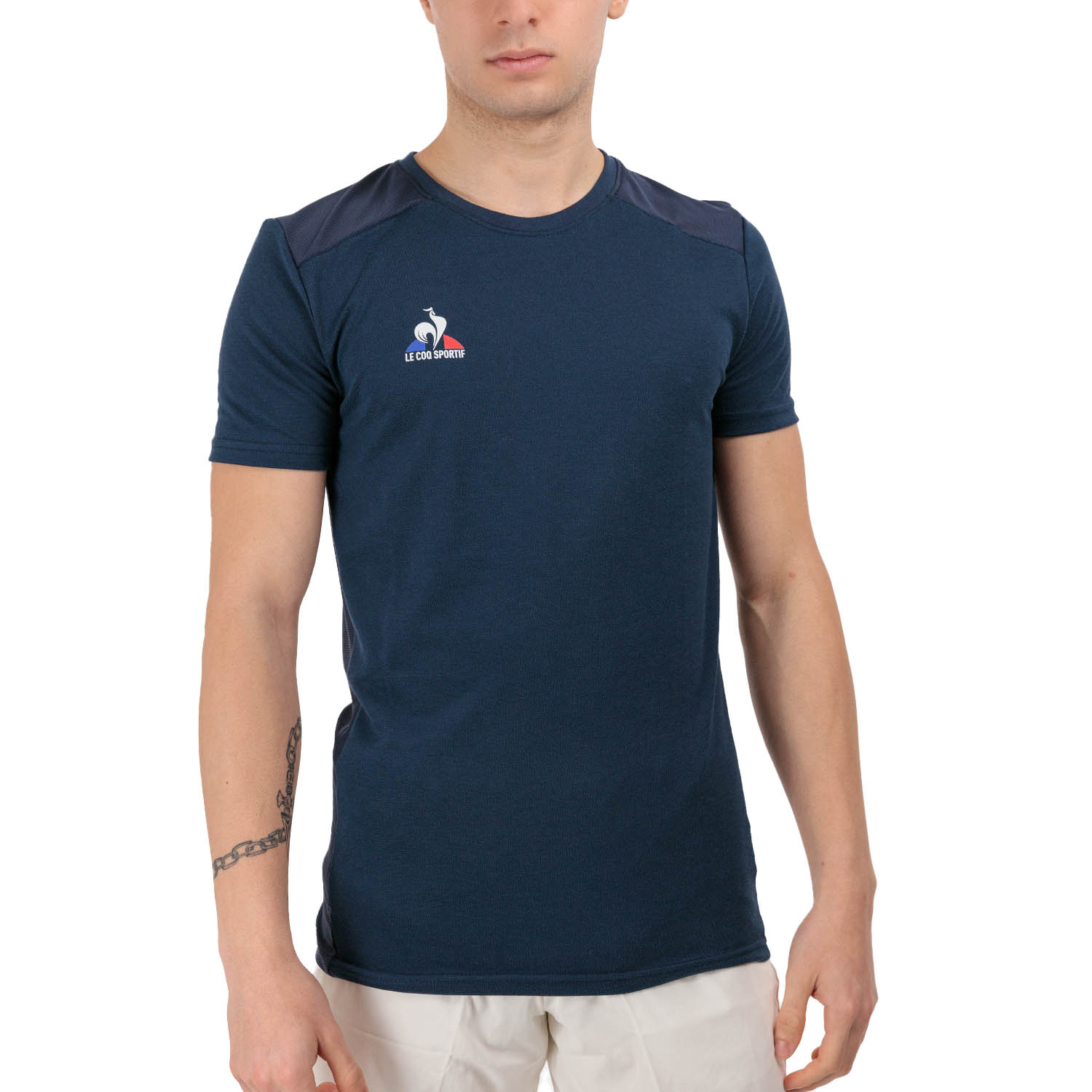 Le Coq Sportif Logo Performance Maglietta - Dress Blues