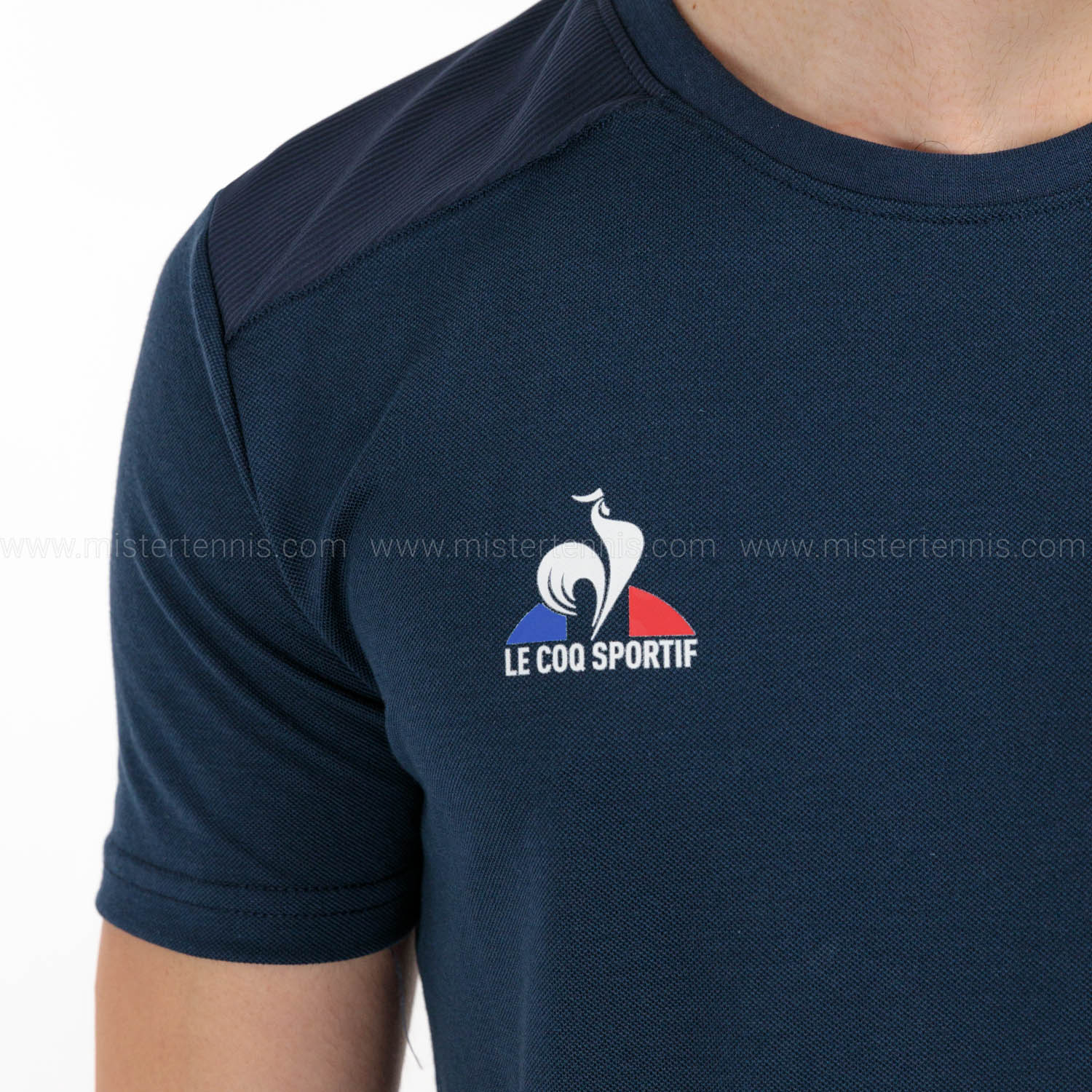 Le Coq Sportif Logo Performance T-Shirt - Dress Blues