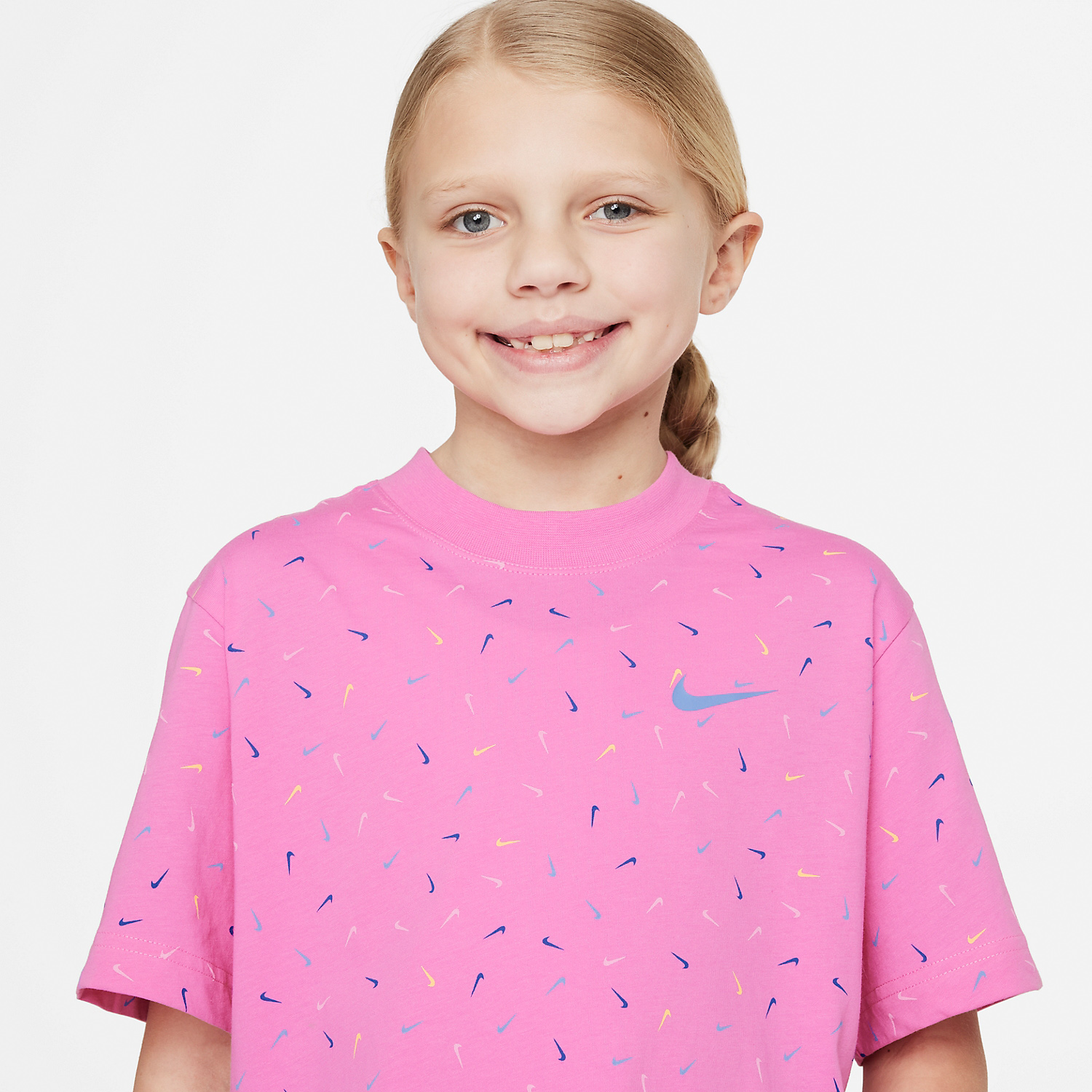 Nike Boxy Swoosh T-Shirt Girl - Playful Pink