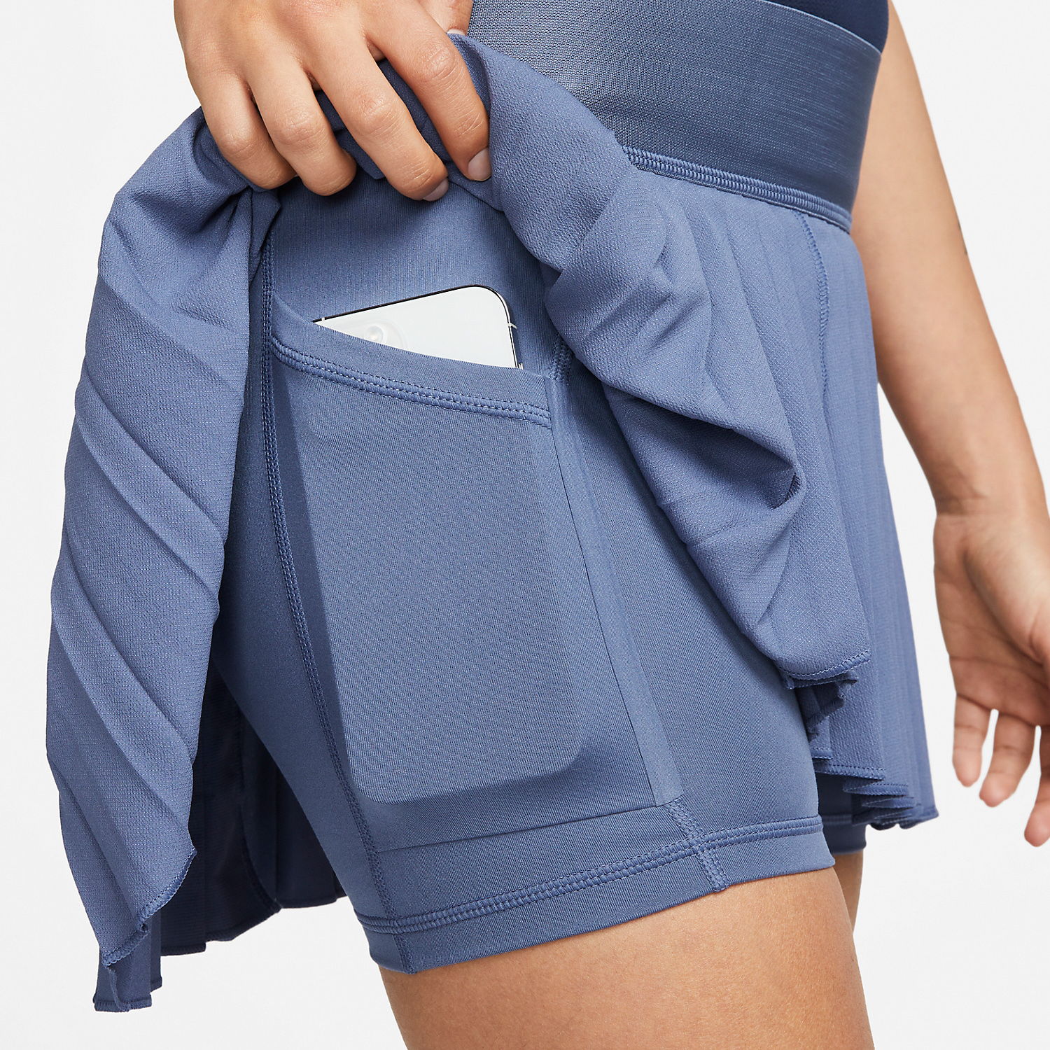 Nike Court Dri-FIT Advantage Skirt - Diffused Blue/White