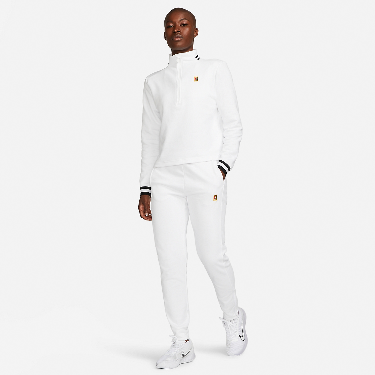 Nike Court Dri-FIT Heritage Pantalones - White
