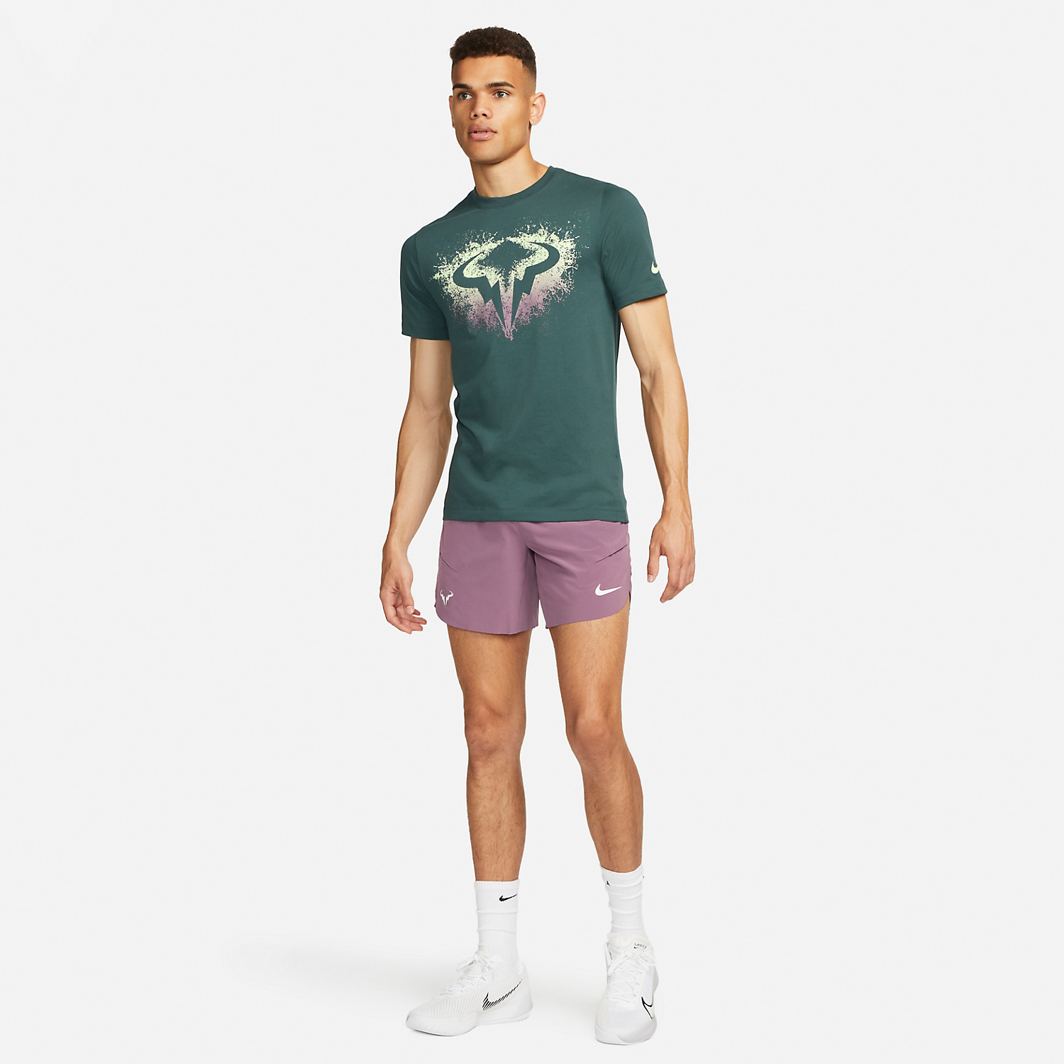 Nike Court Dri-FIT Rafa Men's Tennis T-Shirt - Deep Jungle