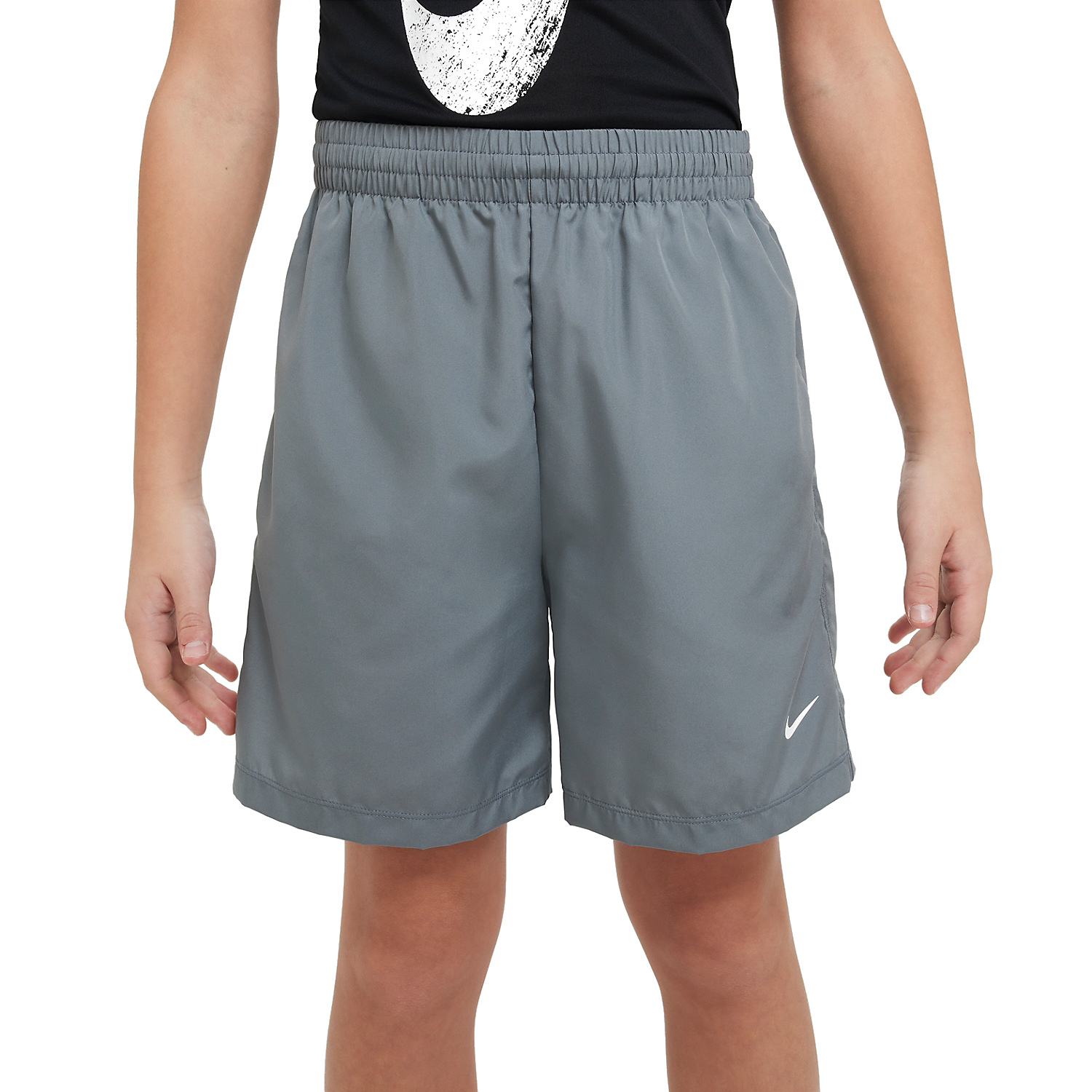 Nike Dri-FIT Icon 6in Shorts Boy - Smoke Grey/White