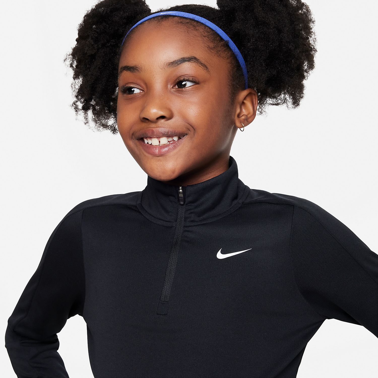 Nike Dri-FIT Maglia Bambina - Black/White