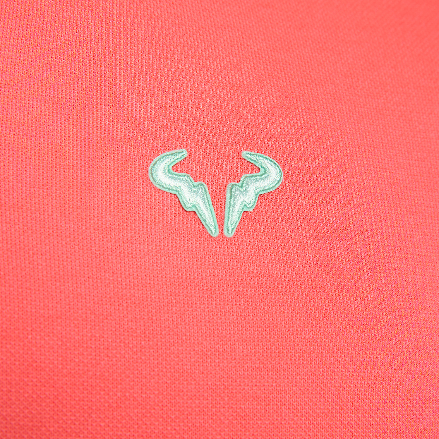 Nike Rafa Logo Men's Tennis Polo - Ember Glow/Jade Ice