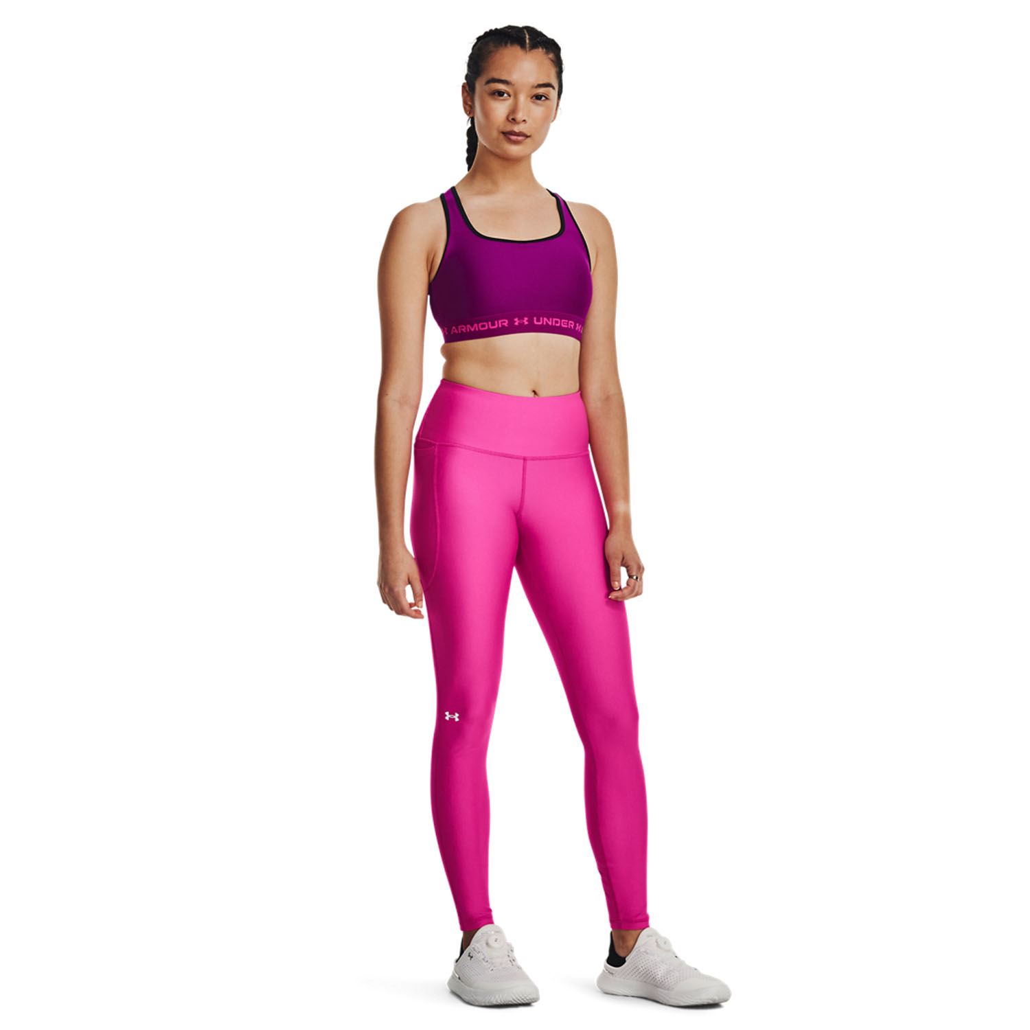 Under Armour Evolved Graphic Tights - Rebel Pink