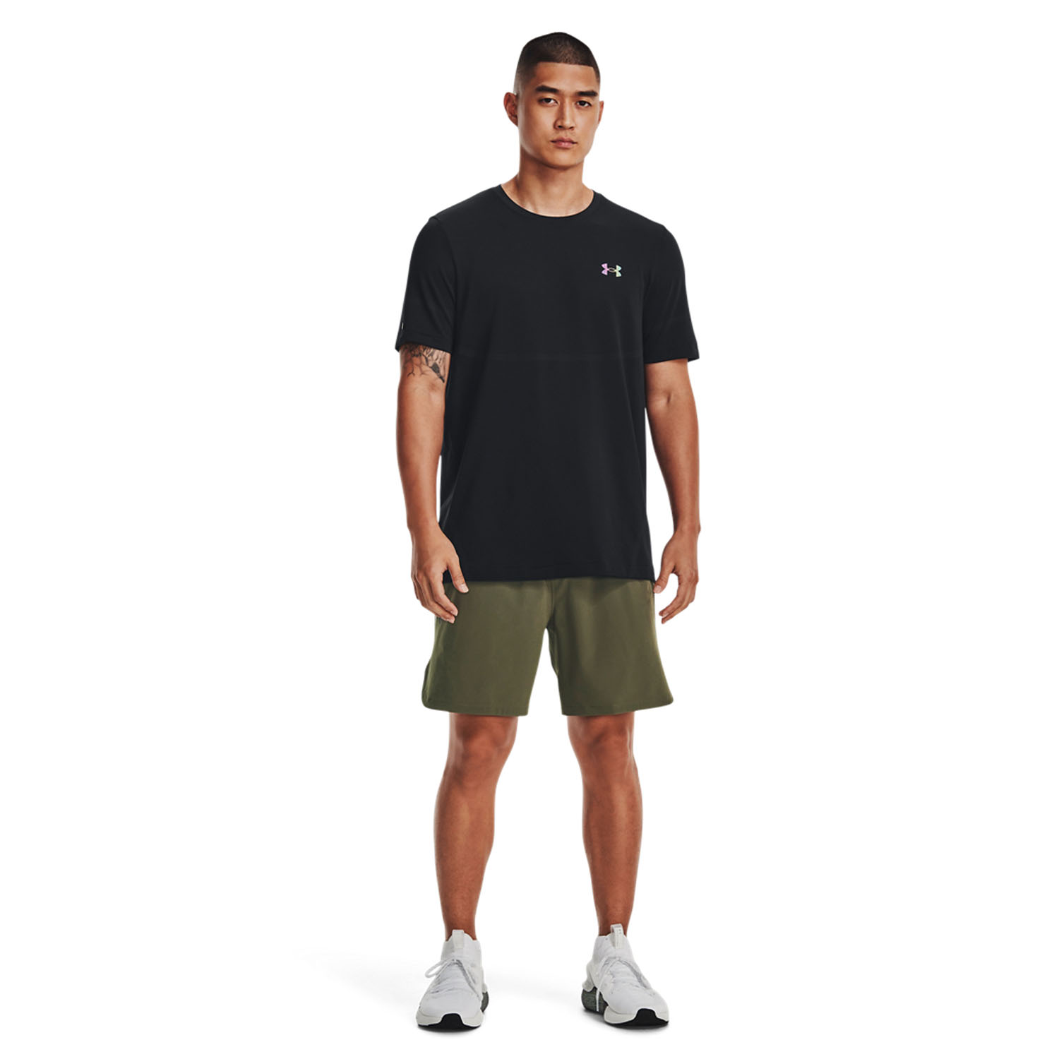 Under Armour Peak Woven 6in Pantaloncini - Marine Od Green/Black