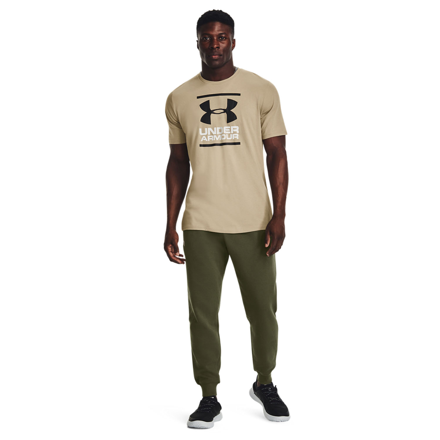 Under Armour Rival Fleece Pantaloni - Marine Od Green/Black