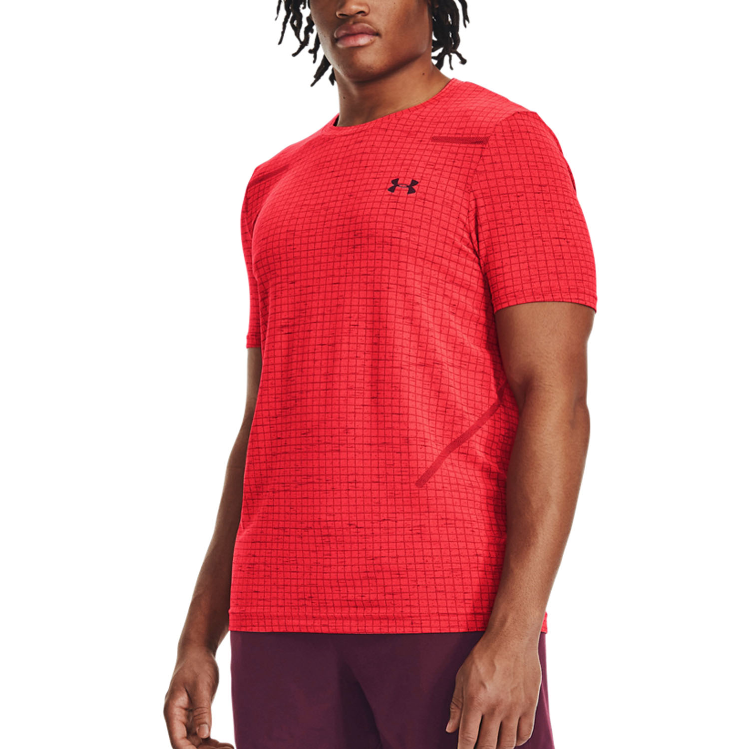 Under Armour Seamless Grid T-Shirt - Beta/Reflective