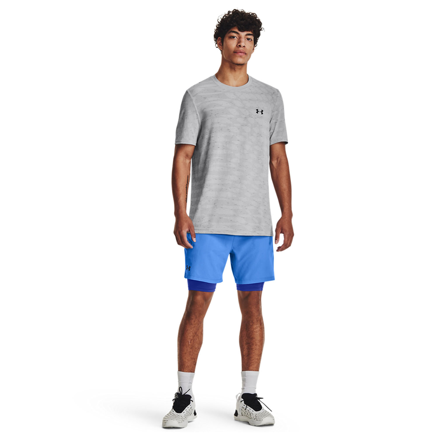 Under Armour Seamless Novelty T-Shirt - Mod Gray/Black