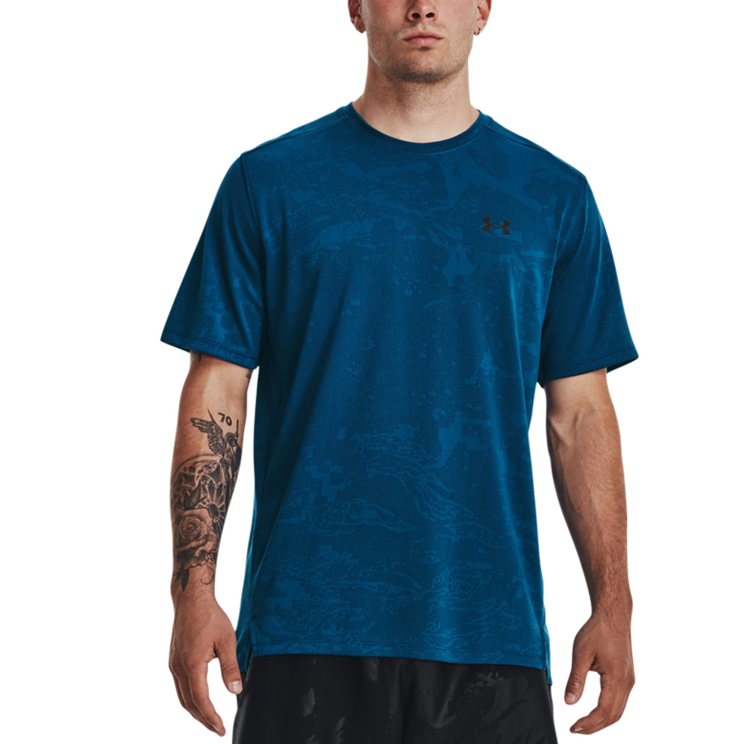 Under Armour Tech Vent Jacquard T-Shirt - Varsity Blue