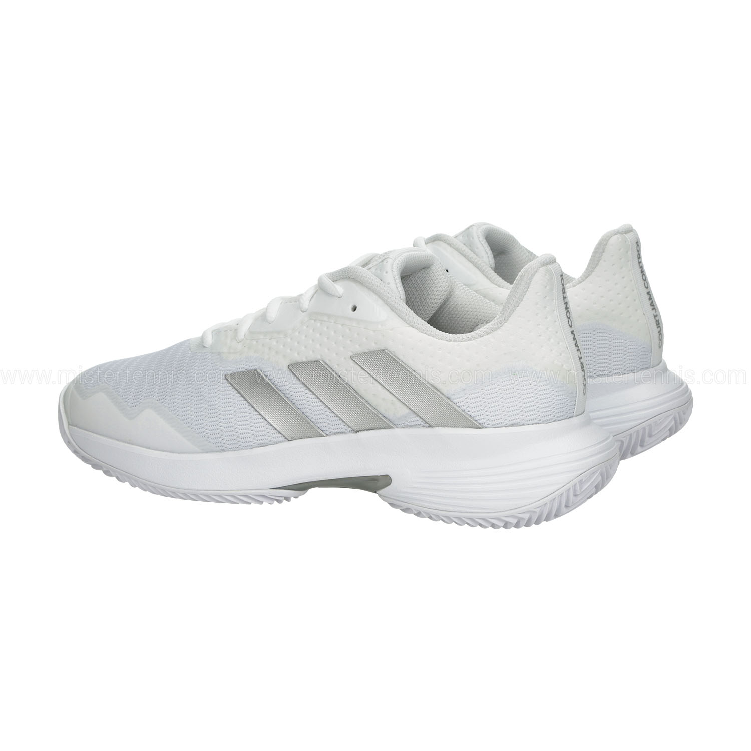 adidas Courtjam Control Clay - FTWR White/Silver Met./Grey One