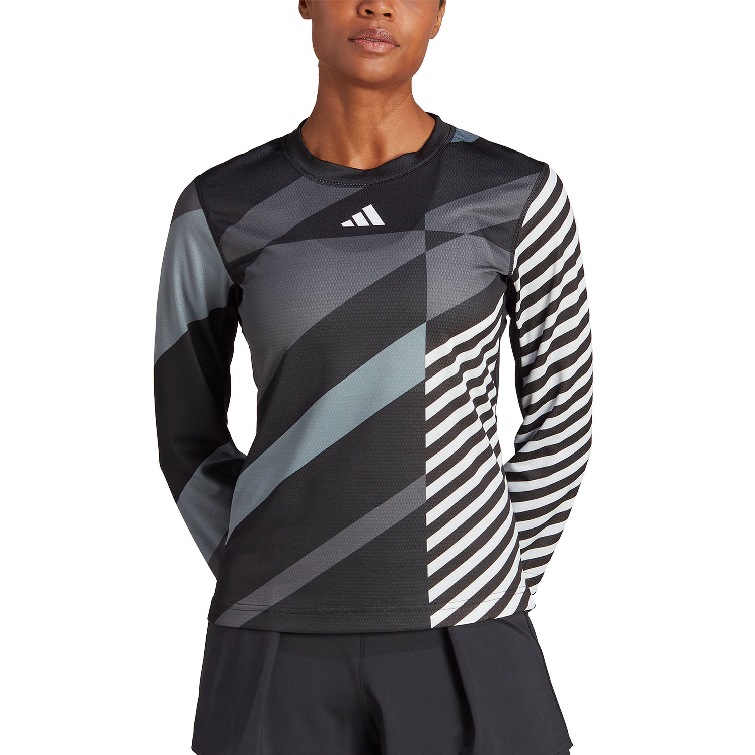 adidas Pro Heat.RDY PRO 3/4 Women's Tennis Shirt Black