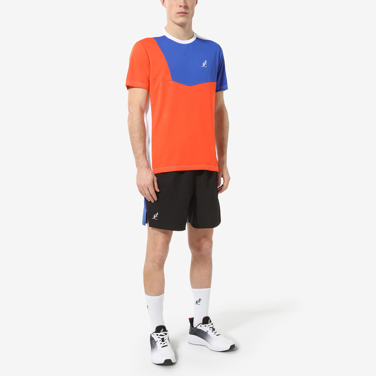 Australian Ace Color Block T-Shirt - Lava