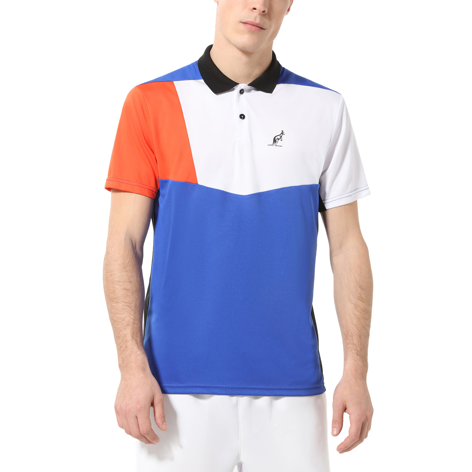 Australian Ace Color Block Polo - Fiordaliso