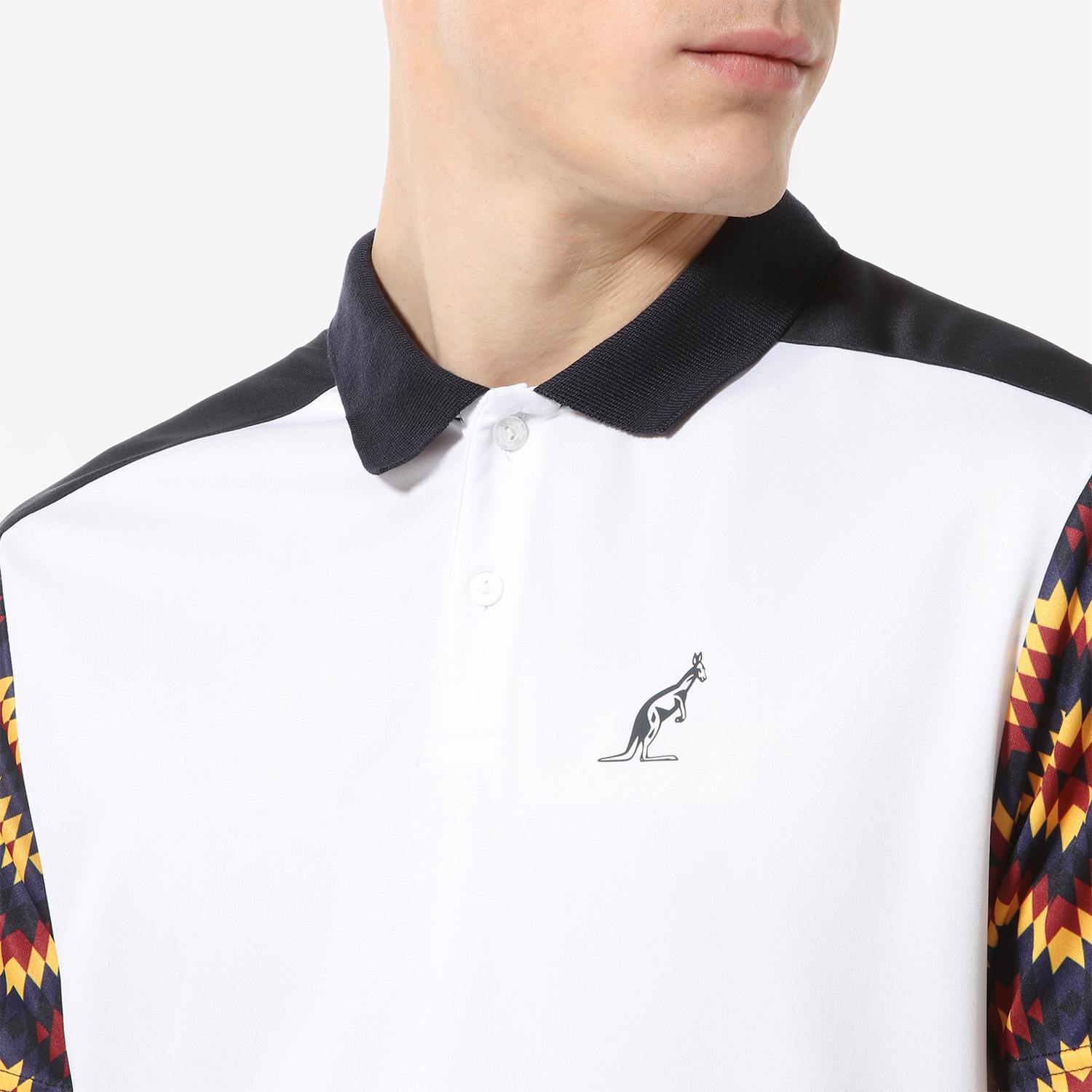 Australian Ethno Ace Polo - Bianco