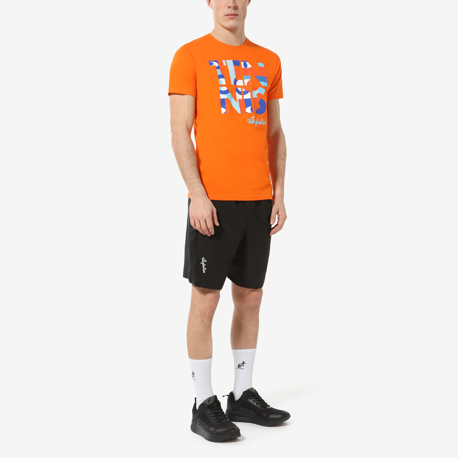 Australian Geometry T-Shirt - Arancio Acceso