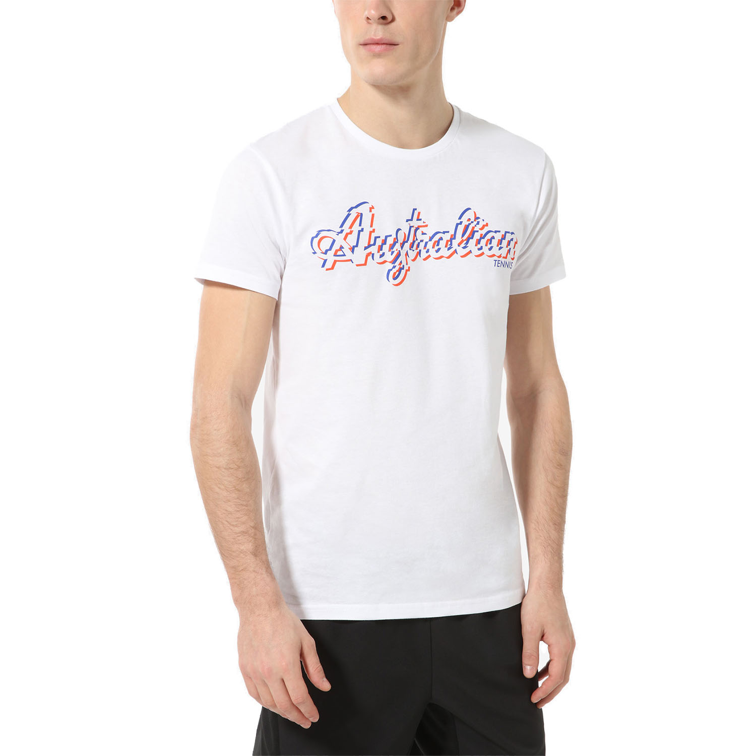 Australian Glitch T-Shirt - Bianco
