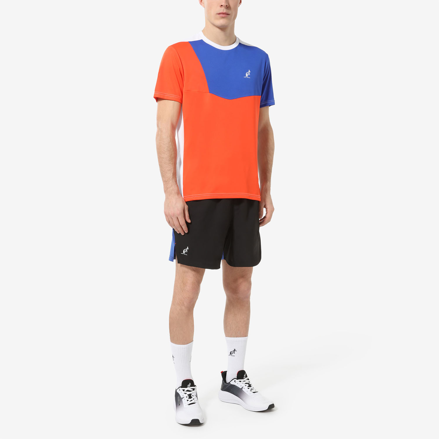 Australian Slam Color Block 7in Shorts - Nero