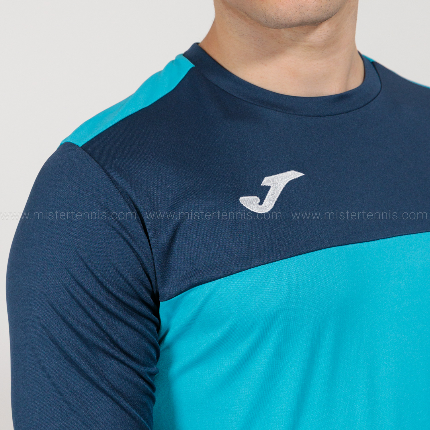 Joma Winner Camiseta - Fluor Turquoise/Navy