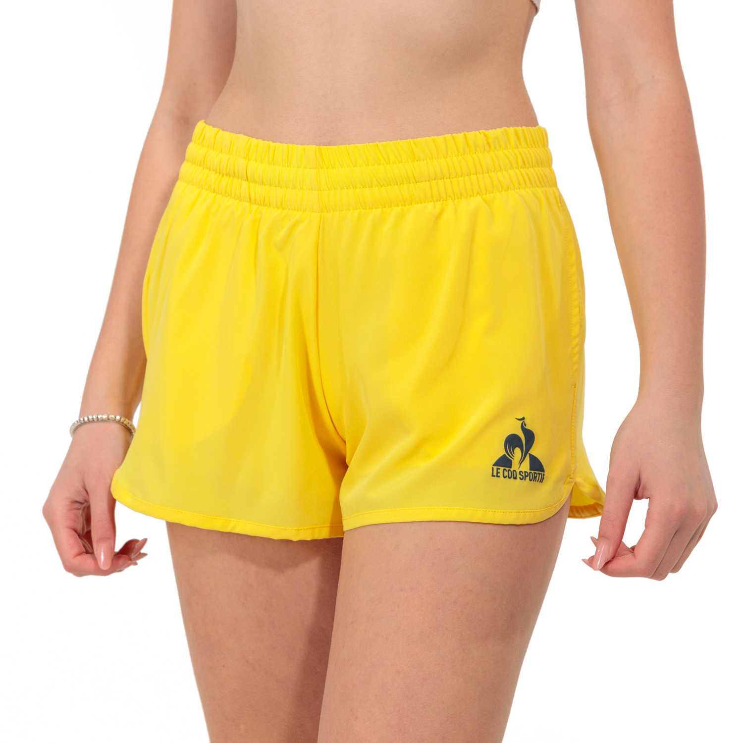 Le Coq Sportif Pro 3in Pantaloncini - Jaune Champion