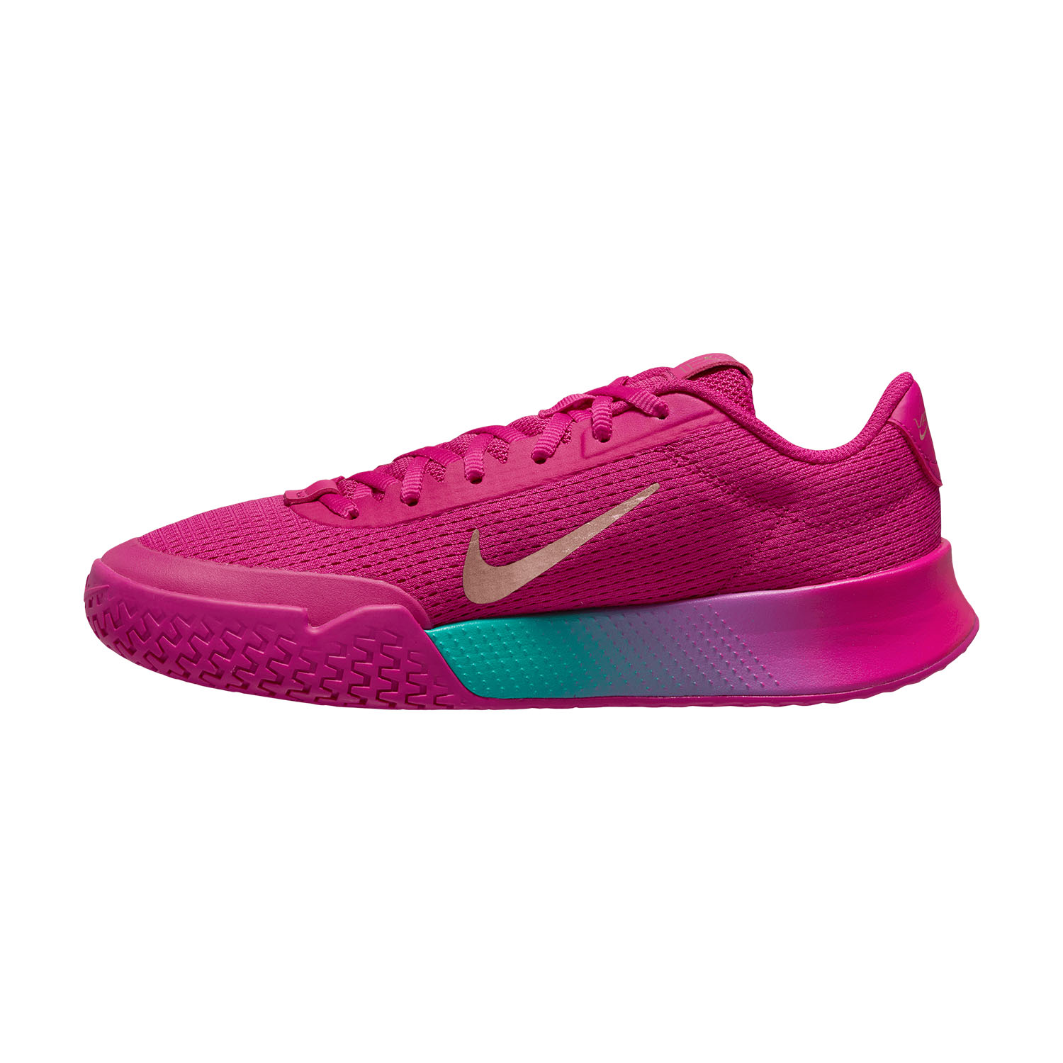 Nike Court Vapor Lite 2 HC - Fireberry/Metallic Red Bronze/Multicolor