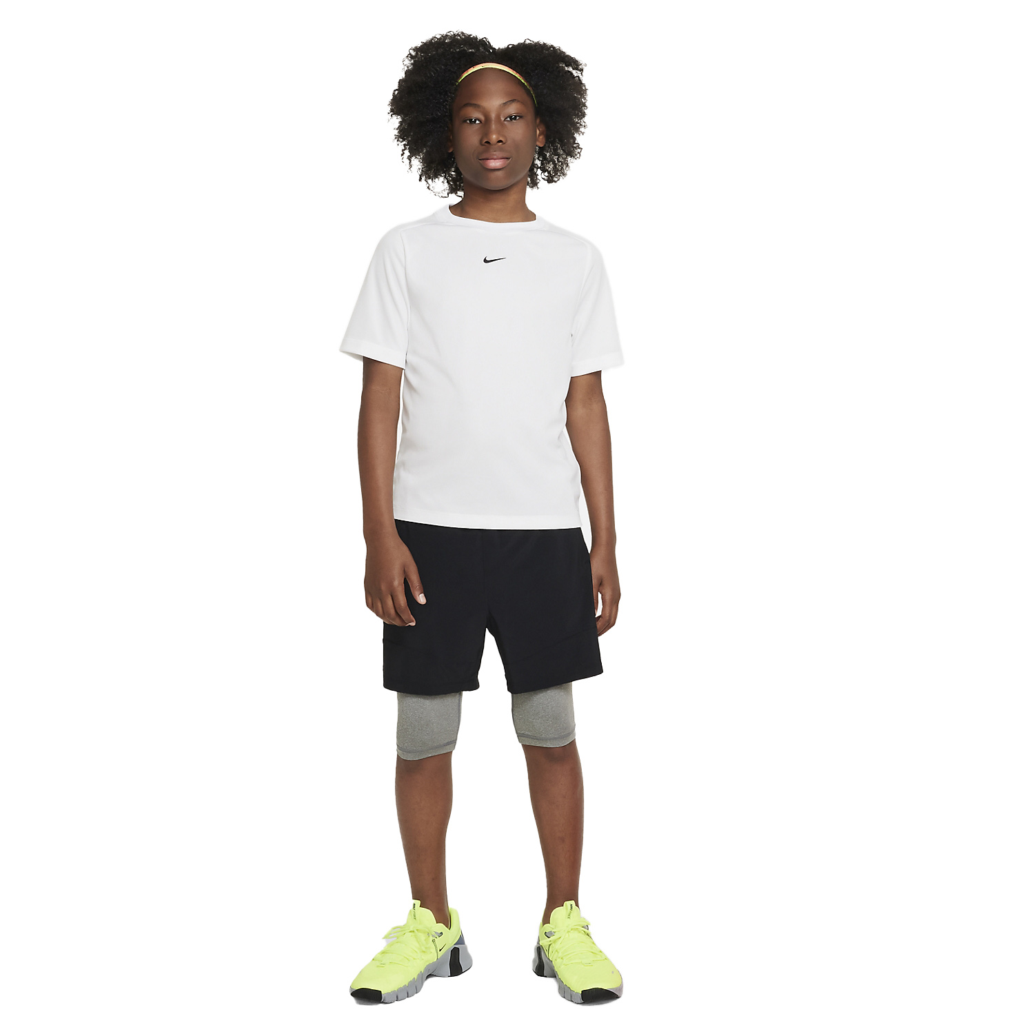 Nike Dri-FIT Multi Maglietta Bambino - White/Black