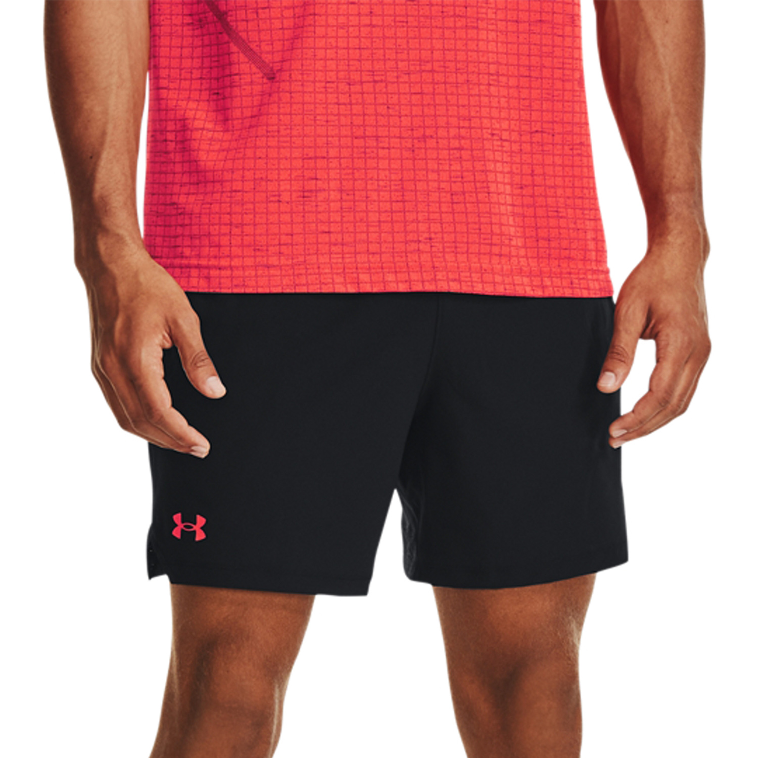 Under Armour Vanish Woven Graphic 6in Shorts - Black/Beta