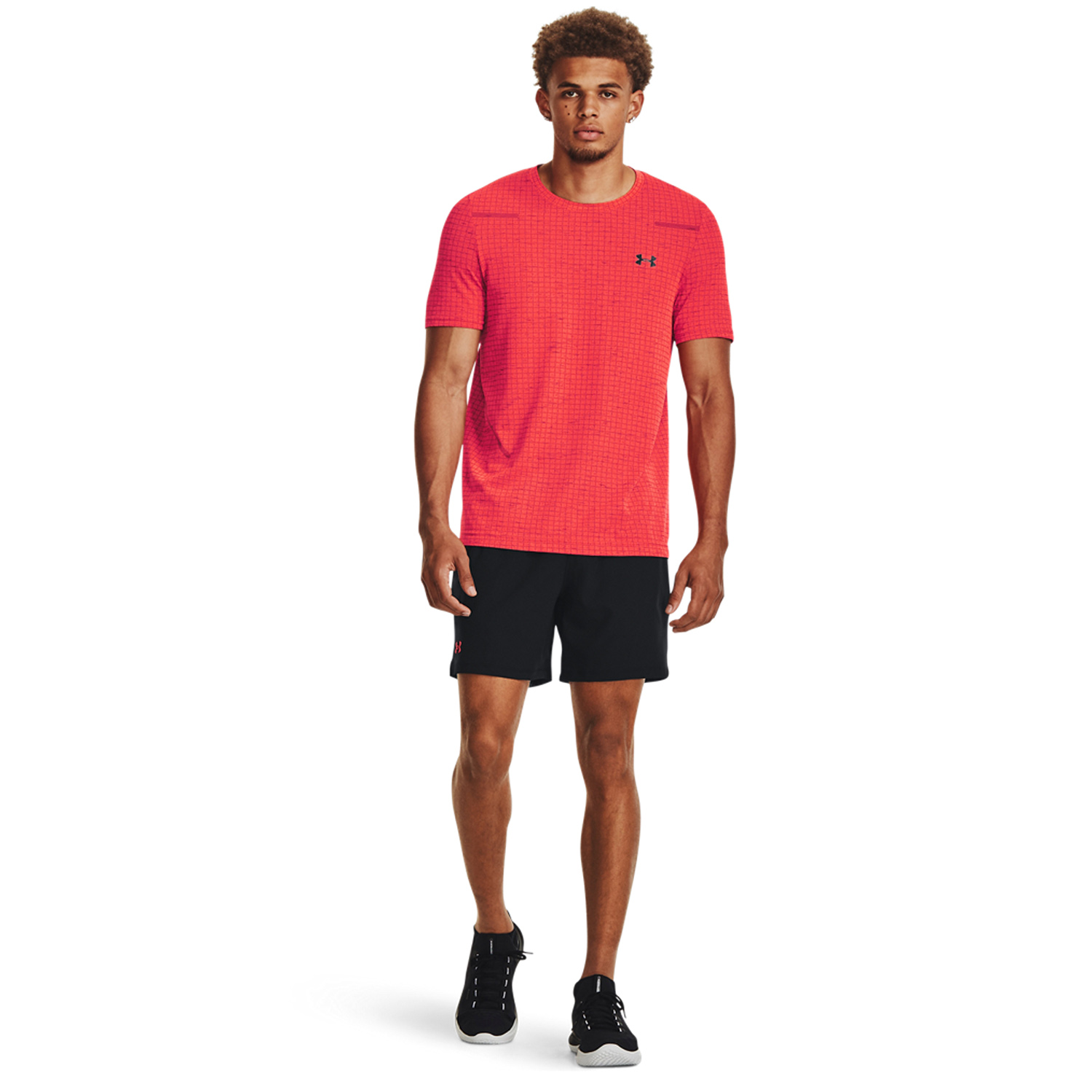 Under Armour Vanish Woven Graphic 6in Shorts - Black/Beta