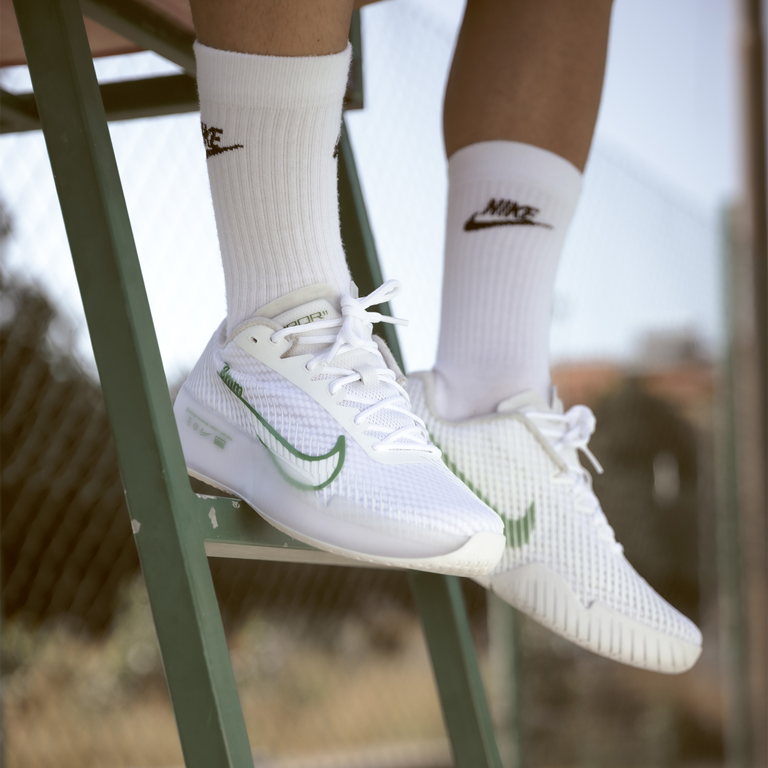 Nike Court Air Zoom Vapor 11 HC Men's Tennis Shoes - White
