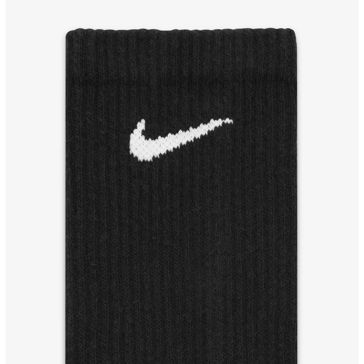 Nike Everyday Plus Cushioned x 6 Socks - Black/White