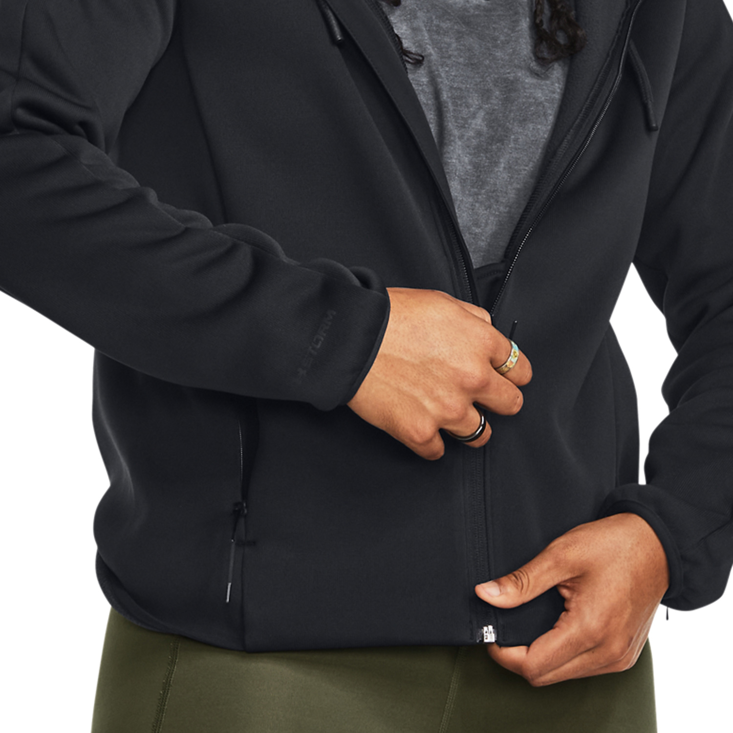 Under Armour Essential Chaqueta - Black