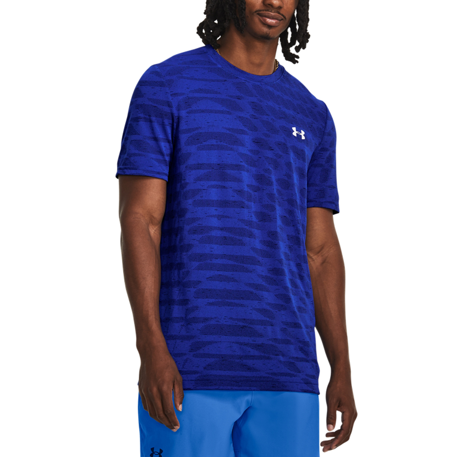 Under Armour Seamless Novelty Maglietta - Team Royal/White