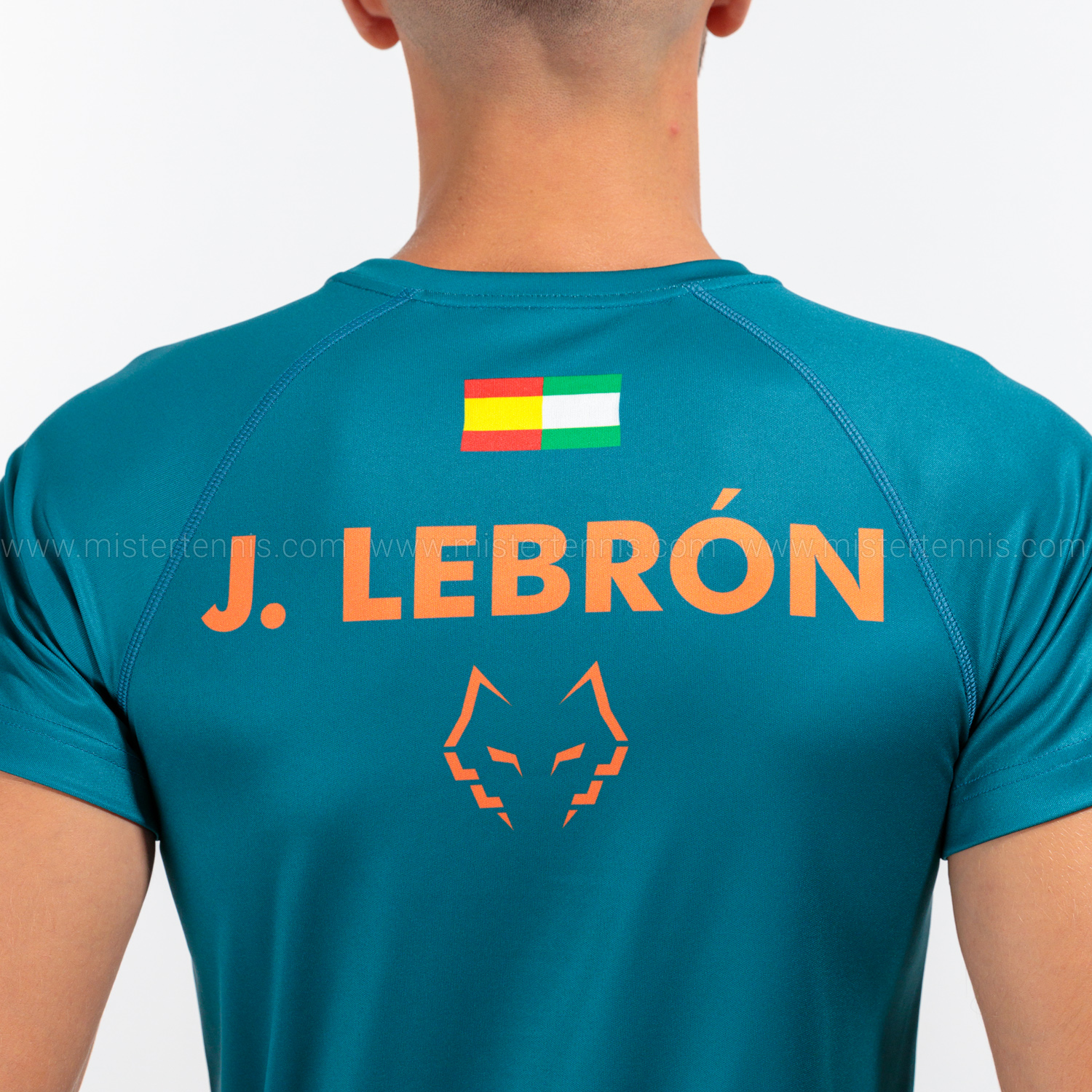 Babolat Lebron Camiseta de Padel Hombre - Orange/Dark Blue