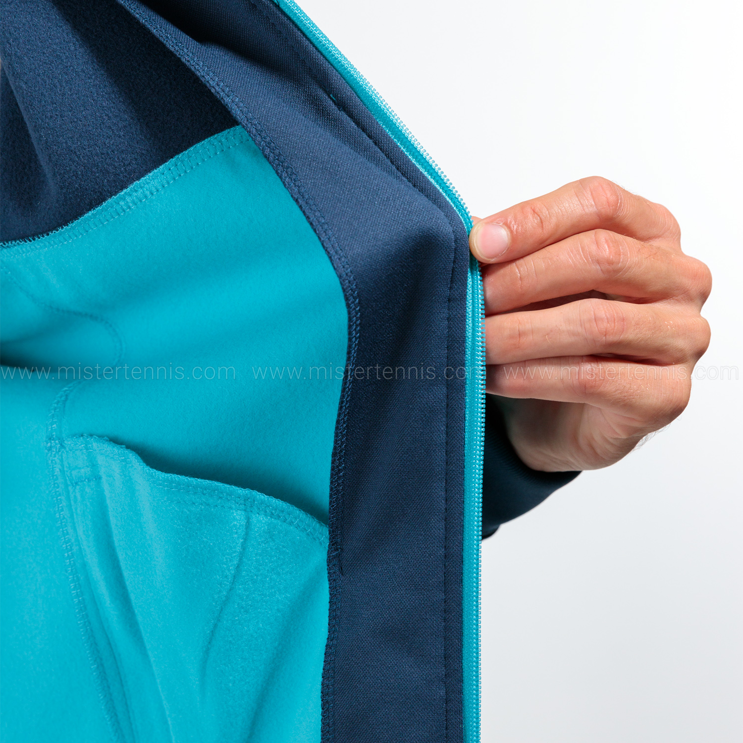 Joma Winner Jacket - Fluor Turquoise/Navy
