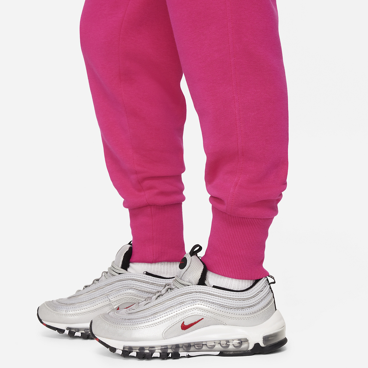 Nike Court Club Pants Girl - Fireberry/White